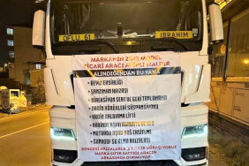 Beykoz’da tır firmasına pankartlı isyan!